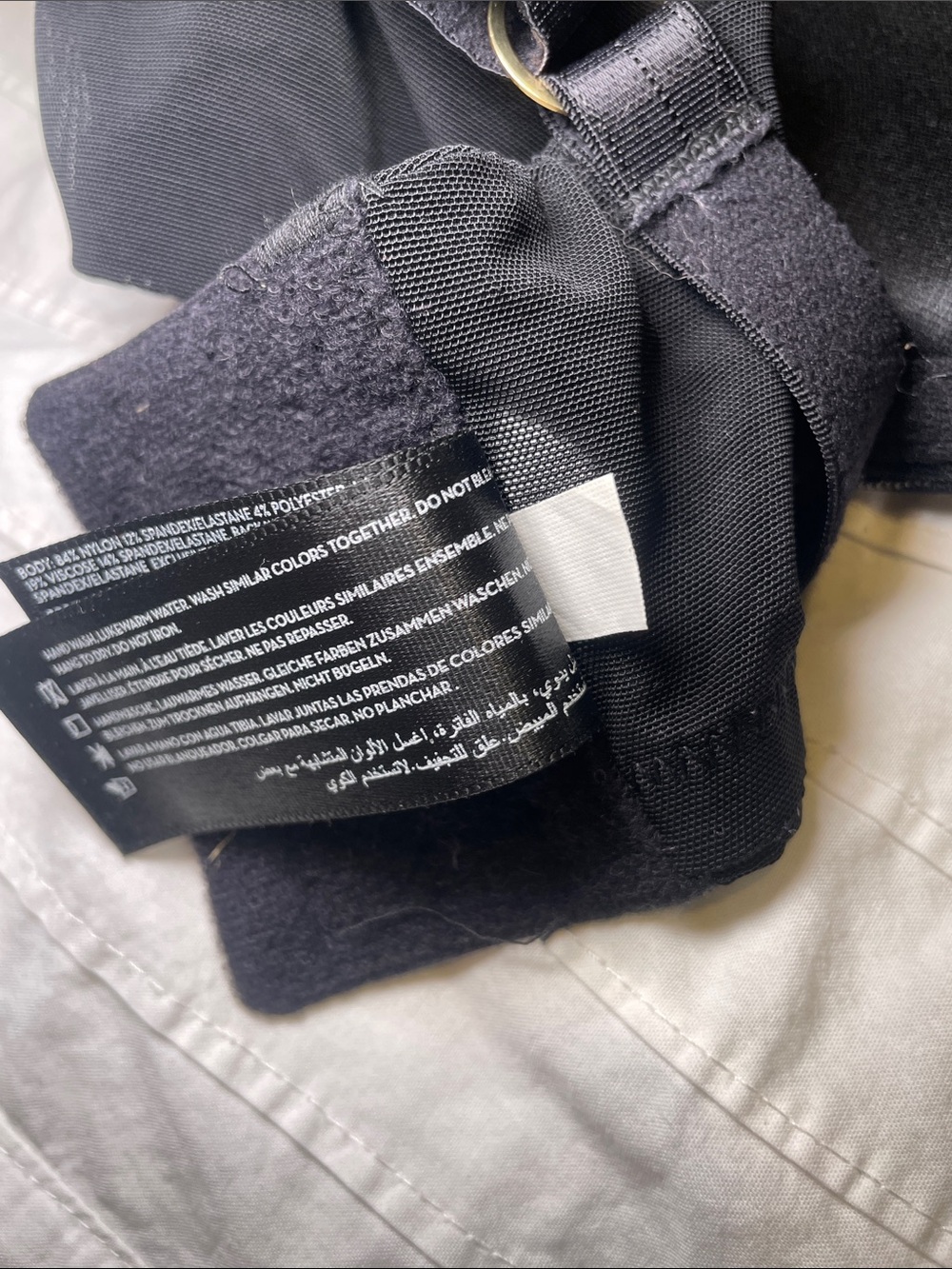 Ashley Graham Bra Black Lace & Pinstripe Underwire Sexy Unique Luxury Lingerie - Picture 8 of 9